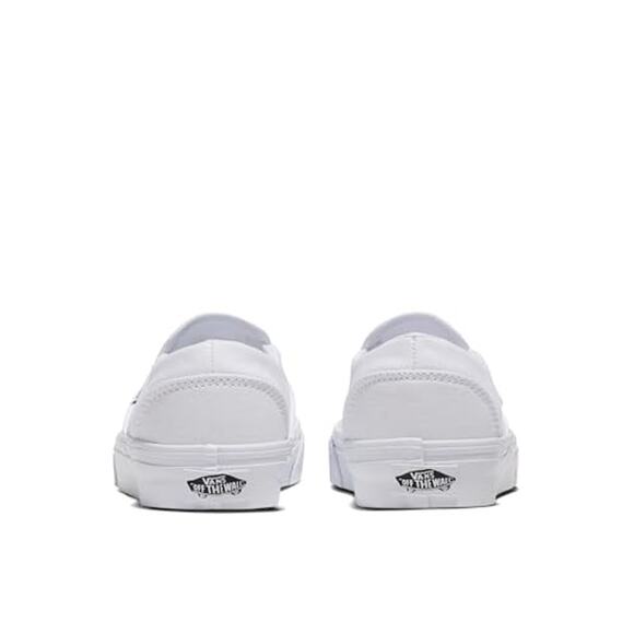 NWT Vans Women’s Asher Slip-On Sneakers True White Size 8 - Picture 3 of 7